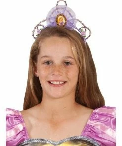 Rubie's Girls Rapunzel Beaded Tiara For Kids - Disney Tangled