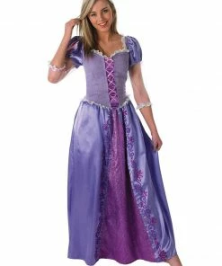 Rubie's Womens Rapunzel Deluxe Costume For Adults - Disney Tangled