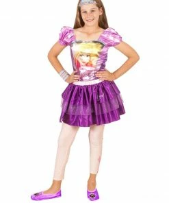 Rubie's Girls Rapunzel Footless Tights For Kids - Disney Tangled