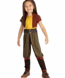 Rubie's Girls Raya Deluxe Costume For Kids - Disney Raya And The Last Dragon