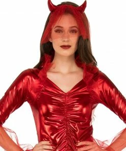 Rubie's Womens Red Devil Bride Costume For Adults