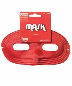 Forum Novelties Shop All Adult Costumes Red Domino Mask For Adults