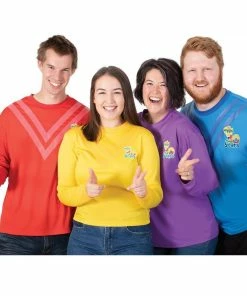 Rubie's Mens Red Simon Wiggle 30th Anniversary Top For Adults - The Wiggles