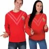 Rubie's Mens Red Simon Wiggle 30th Anniversary Top For Adults - The Wiggles
