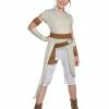 Rubie's Girls Rey Costume For Kids - Disney Star Wars: Episode 9