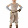 Rubie's Girls Rey Deluxe Costume For Kids - Disney Star Wars
