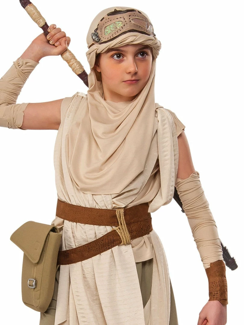 Rubie's Girls Rey Premium Costume For Kids - Disney Star Wars