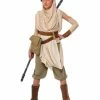 Rubie's Girls Rey Premium Costume For Kids - Disney Star Wars