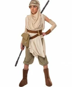 Rubie's Girls Rey Premium Costume For Kids - Disney Star Wars