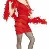 Rubie's Roarin Red Flapper Costume For Adults Womens