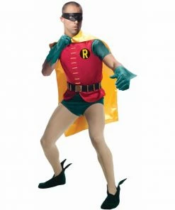 Rubie's Robin 1966 Collector's Edition Costume For Adults - Warner Bros DC Comics