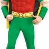 Rubie's Robin Deluxe Muscle Chest Costume For Adults - Warner Bros DC Comics Mens
