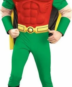 Rubie's Robin Deluxe Muscle Chest Costume For Adults - Warner Bros DC Comics Mens