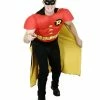 Rubie's Mens Robin Muscle Chest Costume Top For Adults - Warner Bros DC Comics