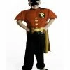 Rubie's Boys Robin Muscle Chest Dress Up Set For Kids - Warner Bros DC Comics