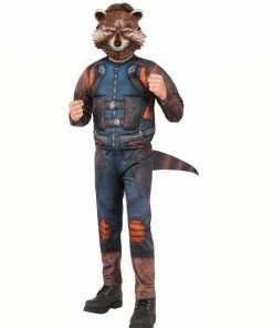 Rubie's Rocket Raccoon Costume For Kids - Marvel Guardians Of The Galaxy Boys