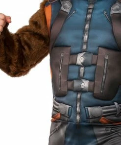 Rubie's Rocket Raccoon Deluxe Costume For Adults - Marvel Avengers Endgame Mens