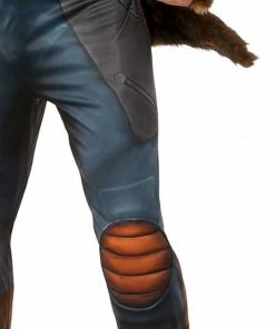 Rubie's Rocket Raccoon Deluxe Costume For Adults - Marvel Avengers Endgame Mens