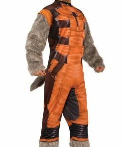 Rubie's Rocket Raccoon Deluxe Costume For Adults - Marvel Guardians Of The Galaxy