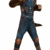 Rubie's Rocket Raccoon Deluxe Costume For Kids - Marvel Guardians Of The Galaxy