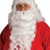 Rubie's Santa Plush Adult Beard And Wig Set