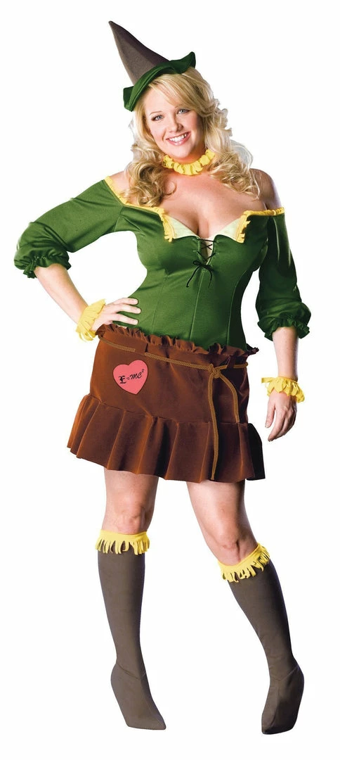 Rubie's Womens Scarecrow Plus Size Costume For Adults - Warner Bros The Wizard Of Oz