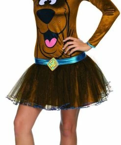 Rubie's Scooby Doo Hooded Tutu Costume For Adults - Warner Bros Scooby Doo