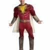 Rubie's Shazam Deluxe Costume For Adults - Warner Bros Shazam! Mens