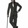 Forum Novelties Skeleton Bone Pin-Stripe Suit For Adults