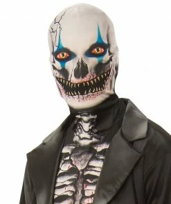 Rubie's Skeleton Clown Costume For Adults Mens