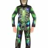 Rubie's Skeleton Spooky Glow In The Dark Costume For Kids