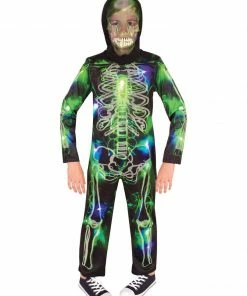 Rubie's Skeleton Spooky Glow In The Dark Costume For Kids
