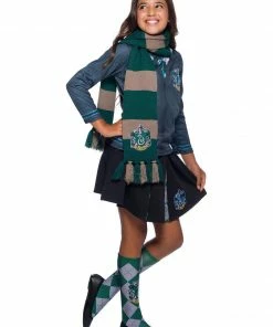 Rubie's Slytherin Deluxe Scarf For Kids - Warner Bros Harry Potter