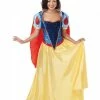 Rubie's Womens Snow White Deluxe Costume For Adults - Disney Snow White