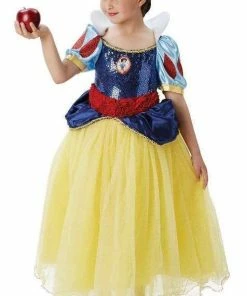 Rubie's Girls Snow White Premium Costume For Kids - Disney Snow White