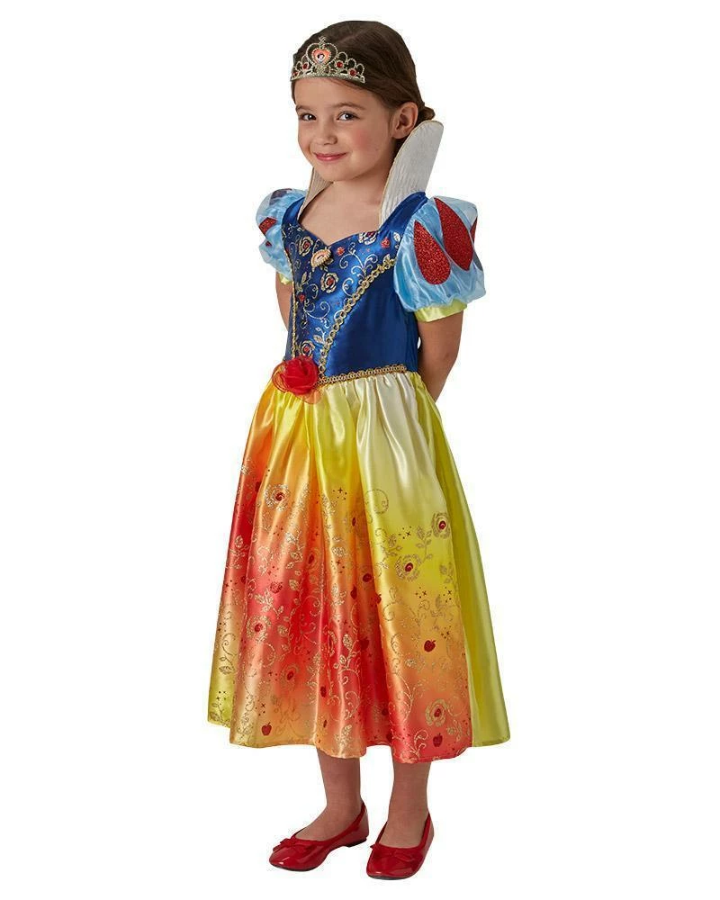 Rubie's Girls Snow White Rainbow Deluxe Costume For Kids - Disney Snow White