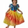 Rubie's Girls Snow White Rainbow Deluxe Costume For Kids - Disney Snow White