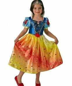 Rubie's Girls Snow White Rainbow Deluxe Costume For Kids - Disney Snow White