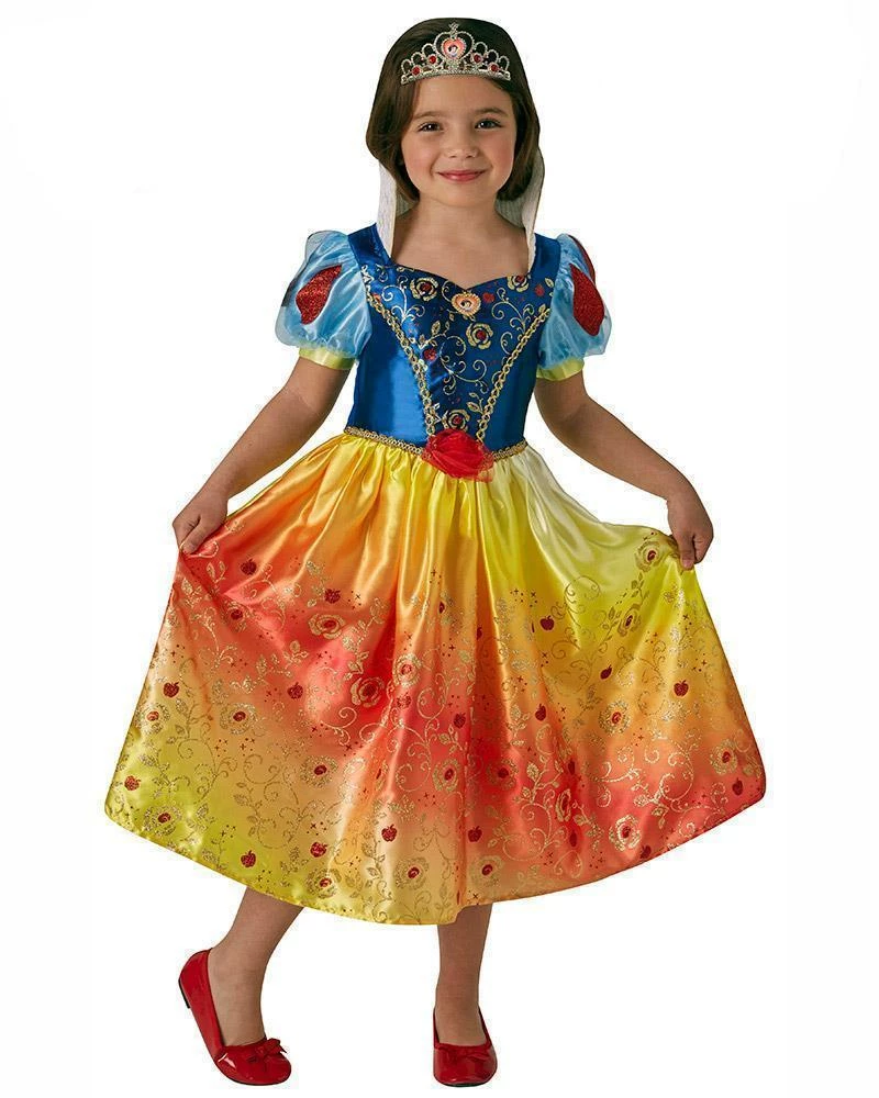 Rubie's Girls Snow White Rainbow Deluxe Costume For Kids - Disney Snow White