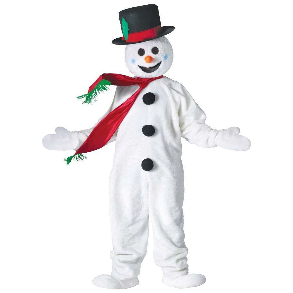 Fun World Snowman Mascot Costume For Adults Mens