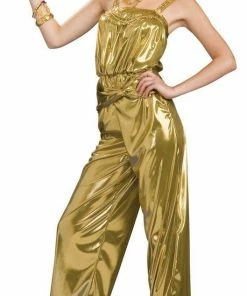 Rubie's Womens Solid Gold Disco Diva Costume For Adults