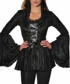 Rubie's Womens Soul Crushed Velvet Top For Adults