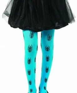 Rubie's Girls Spider-Girl Blue Tights For Kids -- Marvel Spider-Girl