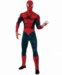 Rubie's Spider-Man Deluxe Costume For Adults - Marvel Spider-Man