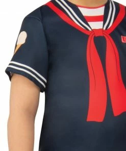 Rubie's Boys Steve'Scoops Ahoy Uniform' Costume For Kids - Netflix Stranger Things