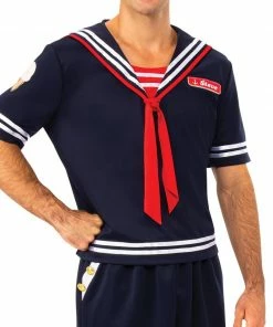 Rubie's Steve'Scoops Ahoy Uniform Deluxe Costume For Adults - Netflix Stranger Things Mens