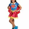 Rubie's Supergirl Classic Costume For Kids – Warner Bros DC Super Hero Girls