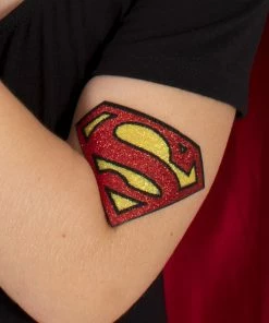 Rubie's Supergirl Glitter Tattoo - Warner Bros DC Comics Womens