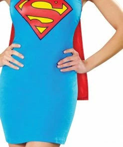Rubie's Womens Supergirl Tank Dress Costume For Adults - Warner Bros DC Comics