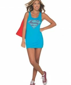 Rubie's Supergirl Tank Dress For Teens - Warner Bros DC Comics